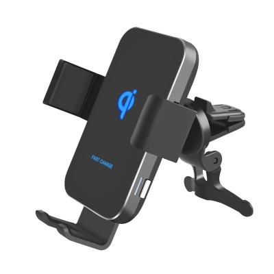 Magnetic induction Car Mount Wireless Charger with silicone protective mat For All Qi enabled phones